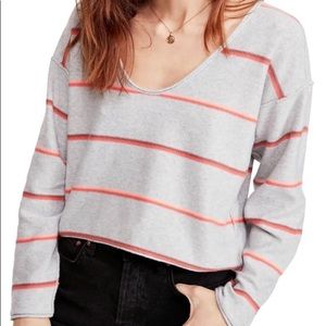 Free People Make You Mine Stripe Sweater